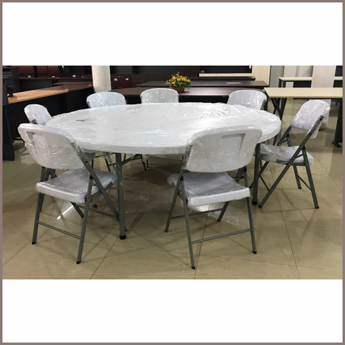 Round Folding Table: W1800xH750