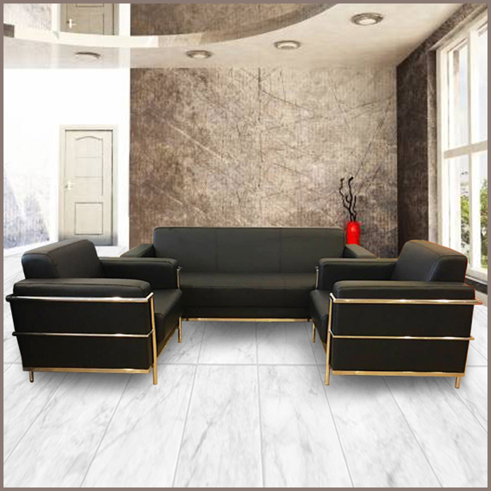 SOFA 053 Black PU(W1940xD700xH750) From TAIWAN.