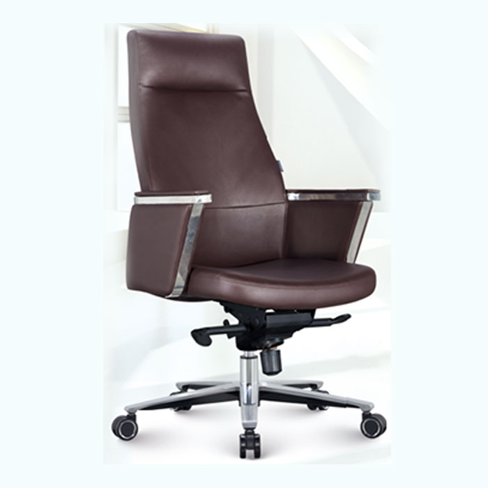 Office Chair F1815A-BROWN PU   W630xD760xH1260MM