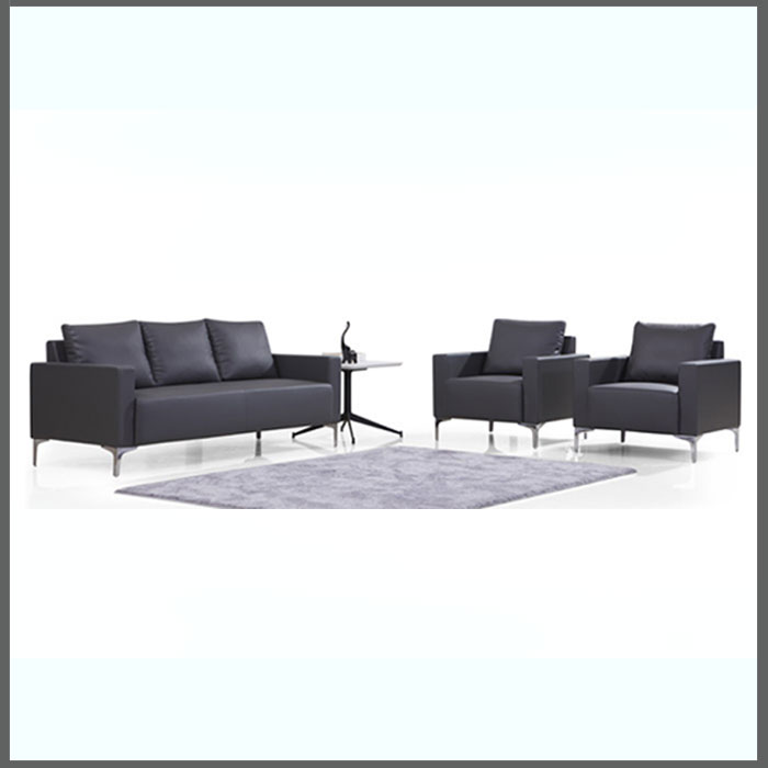 SOFA W18001-GREY PU              1SEAT W780 X D780 X H800MM