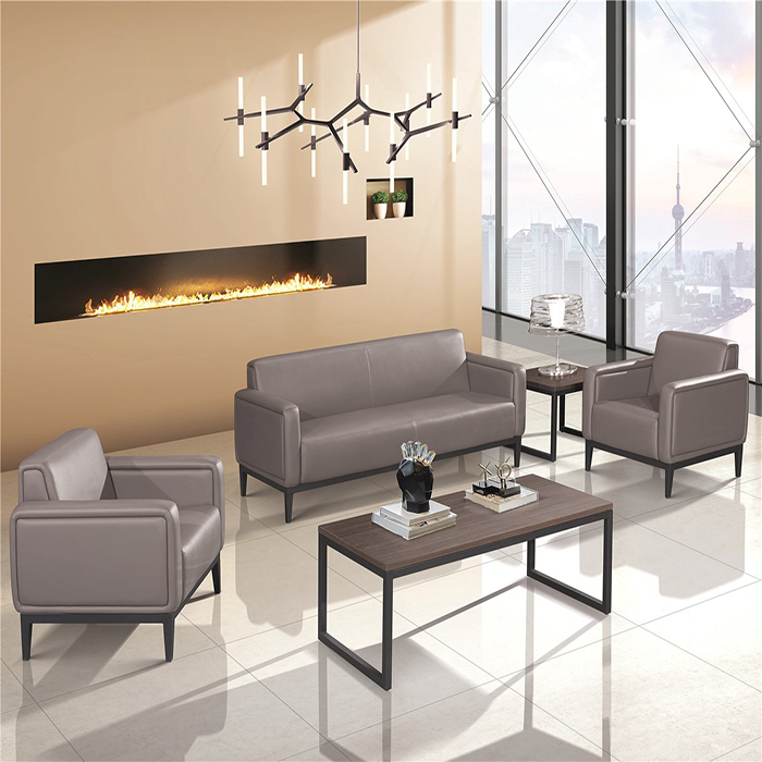 SOFA 1861-BLACK PU   ​​(1SEAT, 3SEATS W810 X D770 X H740MM)