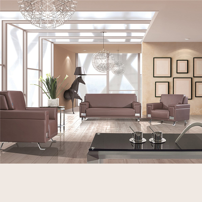 SOFA 1875-BROWN PU​   W1120 X D890 X H930MM