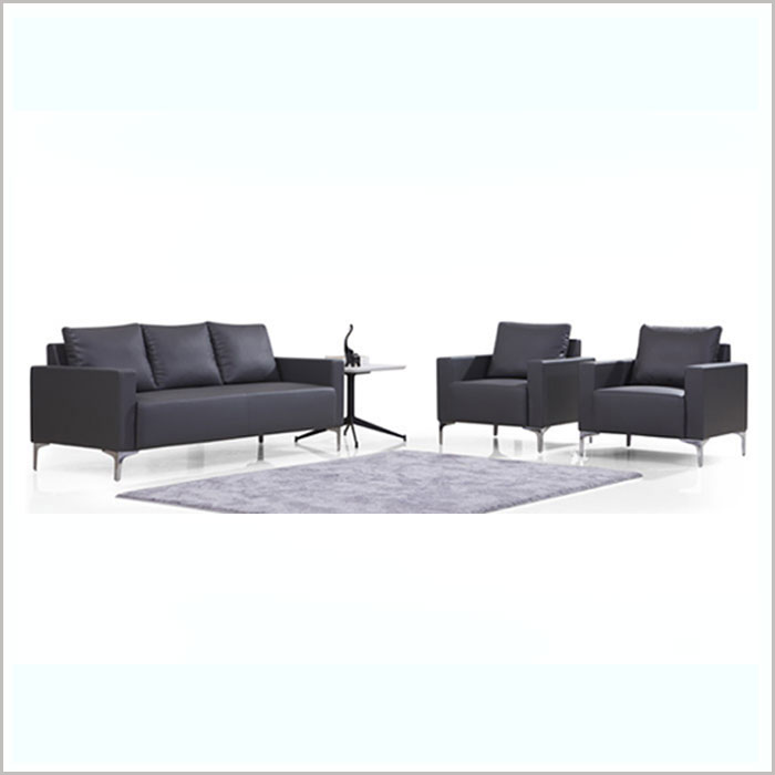 SOFA W18001-GREY PU              1SEAT W780 X D780 X H800MM