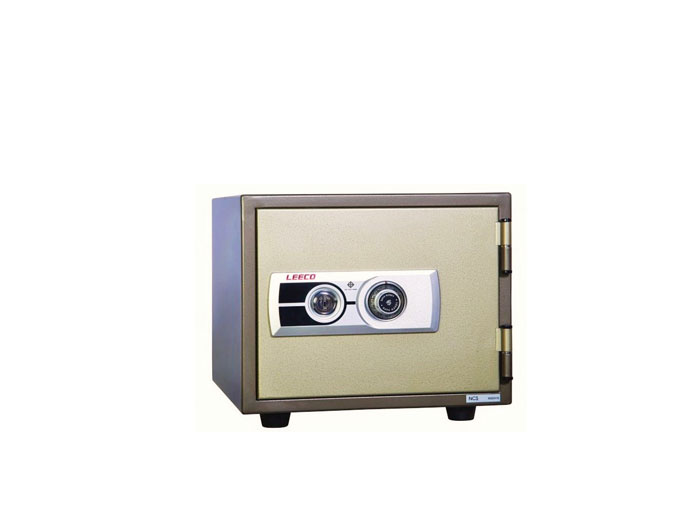 NCS Dial Combination Lock Fire Resistant Safe 45kgs, 1 Tray. Fire Resistant rate: 1010ºc/2Hour (W424xD433xH372mm). Brand: LEECO. Made in Thailand
