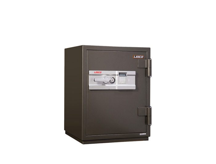 3700EKG Digital Lock Fire Resistant Safe 155kgs, 1 shelves and 1 drawer with key. Fire Resistant rate: 1010ºc/2Hour (W590xD592xH730mm). Brand: LEECO. Made in Thailand
