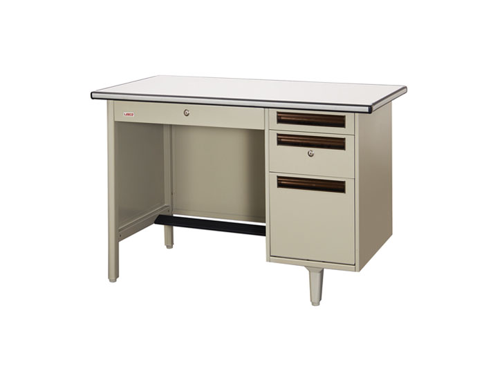 DC2648 Steel Office Desk Laminate On Top (W1219xD660xH740mm). Brand: LEECO. Made In Thailand.