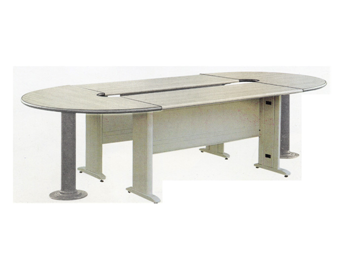 SOA-Meeting Table, Steel Meeting Table with Laminate On Top (W3600xD1800xH750mm). Brand: STANDARD. Made In China.