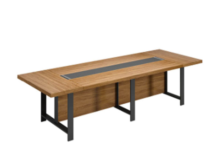 E421 Meeting Table Melamine Wood (W3600xD1300xH760mm). Brand: CENTURY. Made In China.