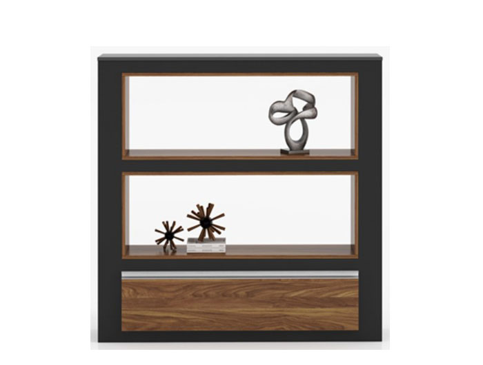C318-1 Double Face Cabinet Melamine Wood (W1200xD400xH1200mm). Brand: CENTURY. Made In China.