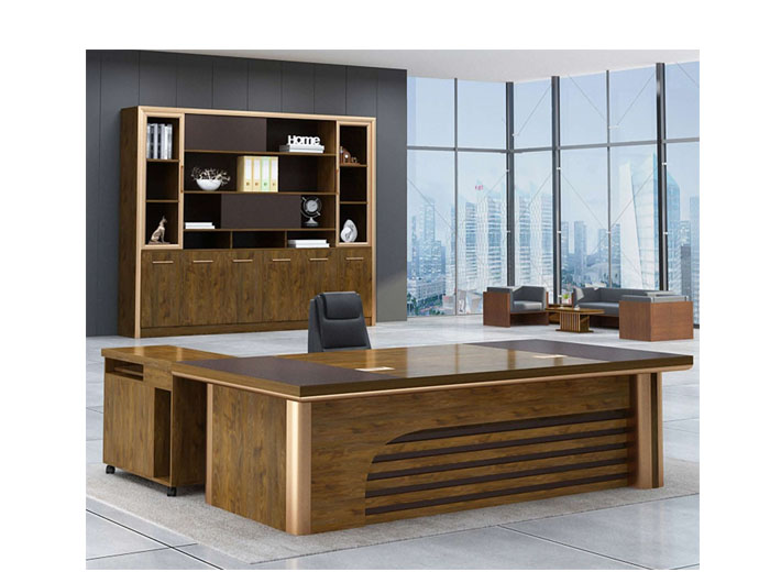 KW8578 Executive Table Melamine Wood (W1800xD900xH750mm). Brand: CENTURY. Made In China.