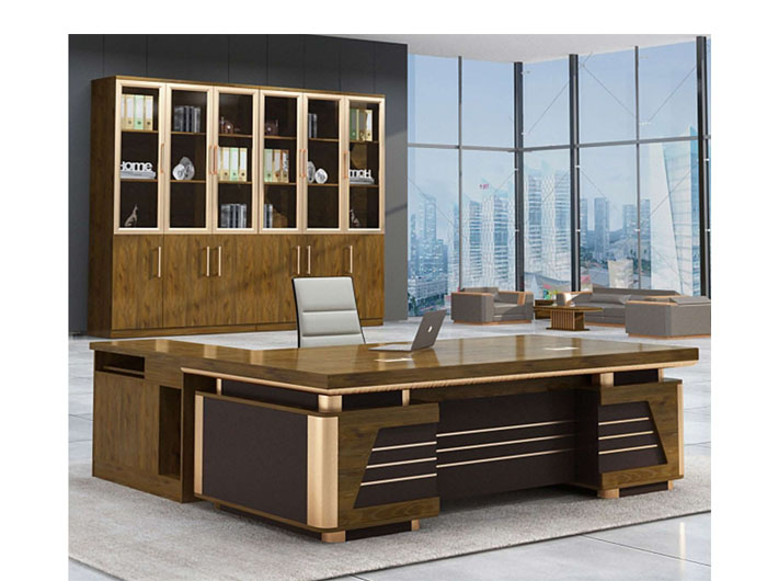 KW8564 Executive Table Melamine Wood (W2000xD900xH750mm). Brand: CENTURY. Made In China.