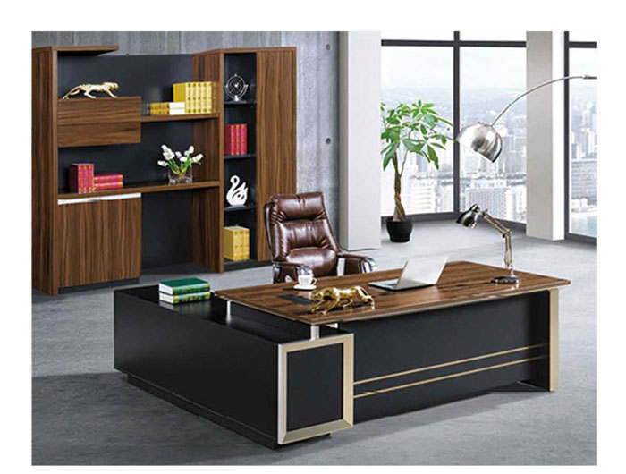 KW8675 Executive Table Melamine Wood (W2000xD900xH750mm). Brand: CENTURY. Made In China.