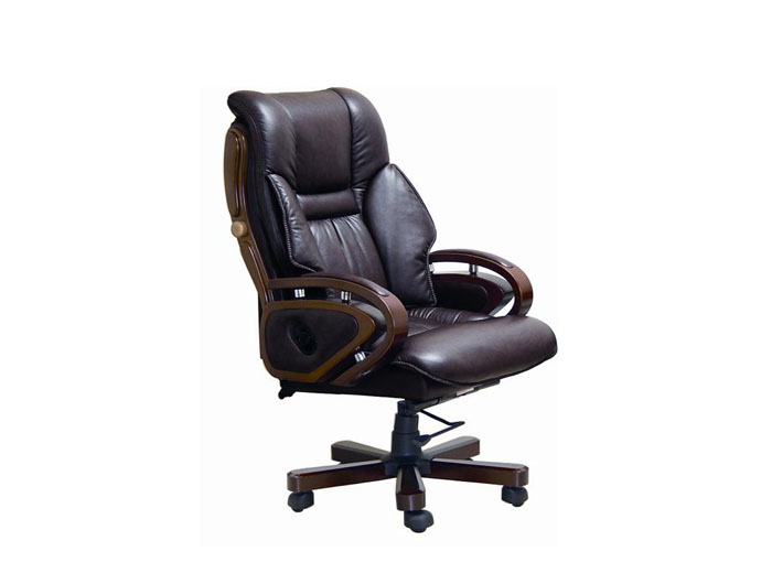 B13 Executive Italian Leather Chair (W710xD710xH1230mm). Brand: CENTURY. Made In China.
