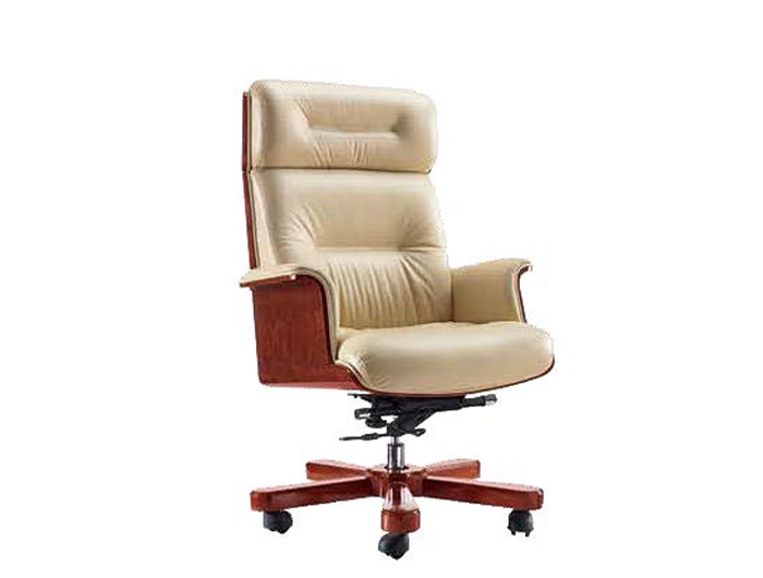 A016-MILK Executive Leather Chair (W780xD800xH13300mm). Brand: HAOSEN. Made In China.