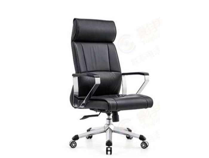 2030A-BLACK PU High Back Swivel Chair. Brand: CENTURY. Made In China.