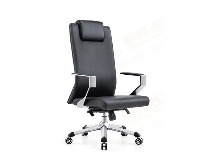 6136A-BLACK PU High Back Swivel Chair. Brand: CENTURY. Made In China.