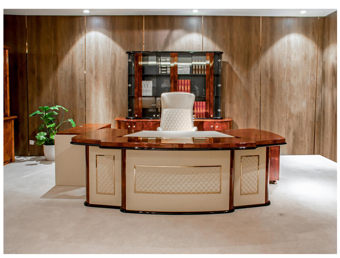 HS68028D-2.6M EXECUTIVE DESK (W2600xD1230xH780MM). Brand: HAOSEN. Made in China.