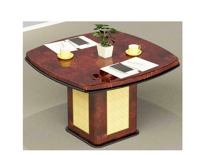 HS68028C-1-1.2M MEETING TABLE W1200xD1200xH780MM. ROSE WOOD. Brand: HAOSEN. Made in China. 